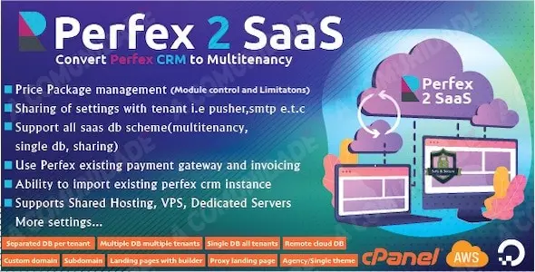 Perfex CRM SaaS Module - Transform Your Perfex CRM into a Powerful Multi-Tenancy Solution
