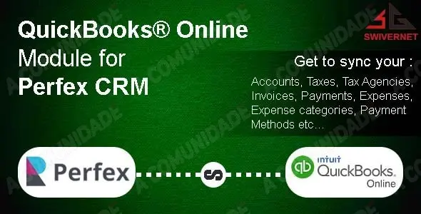 QuickBooks® Online Module for Perfex CRM - Real Time and Scheduled Synchronization