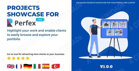 ProjectSpot - Projects Showcase For Clients Perfex Module