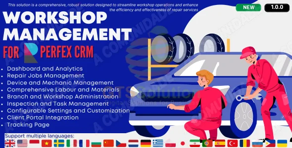 Workshop Management module for Perfex CRM (Módulo pra Oficinas e Assistencias Técnica)