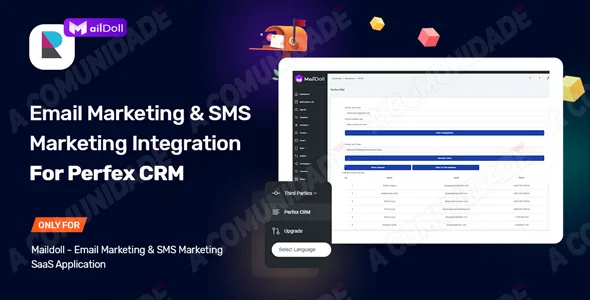 Email Marketing & SMS Marketing Integration For Perfex CRM