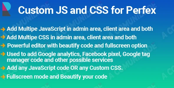 Elite Custom JS and CSS module for Perfex CRM