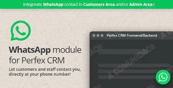 WhatsApp module for Perfex CRM