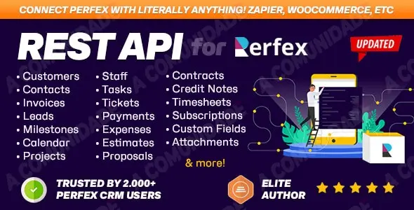REST API module for Perfex CRM - Connect your Perfex CRM with third party applications