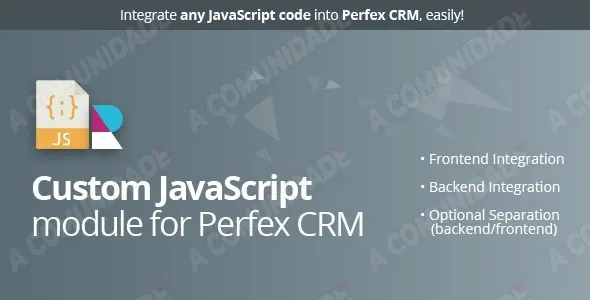 Custom JavaScript module for Perfex